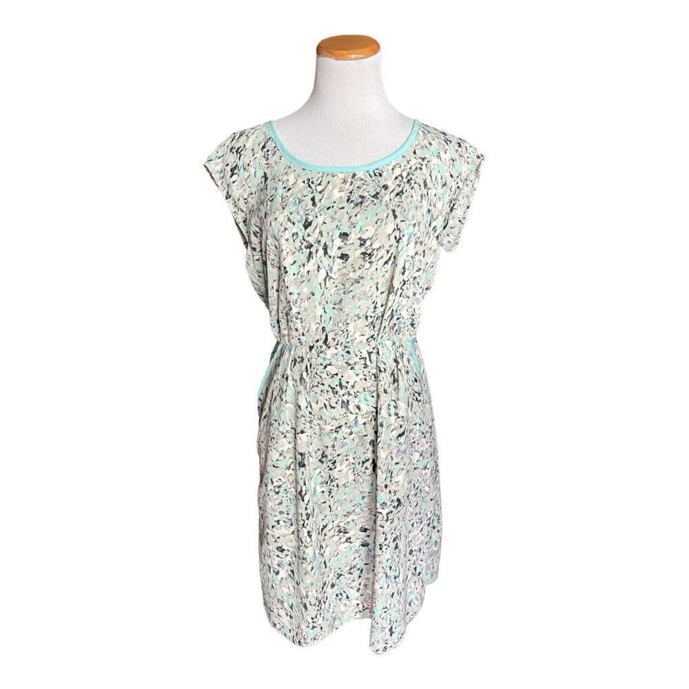 Womens Mossimo Spring Speckled Zipper Back Shift Dress w Pockets - Sz M